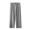 Calça Social Casual Versátil de Alta Qualidade Apo Masculina, com Caimento Fluido, Resistente a Amassados, Não Precisa Passar, para Primavera e Verão, Corte Reto Solto.