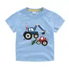 Camiseta de Manga Corta con Estampado Nuevo para Niños Algodón Cuello Redondo Manga Media Camiseta de Manga Media Spot Hair Ropa de Verano para Bebé Ropa Infantil 1