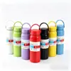 Botella Espacial de Gran Capacidad Estilo Americano Transfronteriza, Termo Portátil de Acero Inoxidable 304, Botella de Agua Deportiva Portátil para Exteriores