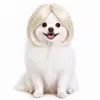 Peruca de animal de estimação transfronteiriça com franja e corte bobo, produtos fofos para animais de estimação, personalidade da moda, acessórios de cabelo para cachorro, adereço de cabeça