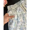 Shorts florales retro geniales para hombre, finos de verano, corte holgado, talla grande, estilo hawaiano, de seda helada, modernos, hasta la rodilla