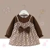 Vestido Princesa Smock para Bebê Menina Roupa Exterior Babador para Bebê Comer Impermeável Anti-Sujeira Vestir ao Contrário Bolso para Arroz Avental Outono e Inverno