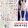 Stock Listo Entrega Rápida Set de Pegatinas para Tatuajes Unicornio Dinosaurio Sirena Dibujos Animados Pegatinas de Tatuaje para Niños Pegatinas Impermeables