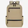 Mochila casual de cor sólida, bolsa para laptop, adequada para alunos do ensino fundamental e médio, estudantes universitários, bolsa leve para viagens e deslocamento, atacado