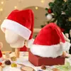 Suministros de Decoración Navideña, Sombreros Navideños de Felpa Corta de Alta Gama, Suministros Navideños, Sombreros Navideños para Adulto, Decoraciones para Fiestas