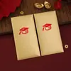 Envelope Vermelho Personalizado Popular Bolo de Aniversário Coroa Dourada Envelope Vermelho Universal Fosco com Opção de Impressão de Logo