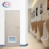 Fábrica de Portas para Banheiros Públicos de Guangdong Porta de Divisória Porta Veneziana Abertura Horizontal à Prova d'Água Resistente à Umidade Porta de Ferro de Engenharia