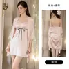 DZ Guiruo Pijama Sexy Feminino Paixão Renda Gather Plus Bojo Vestido Camisola Roupa de Casa terno W4840