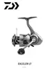 Carrete de Spinning Daiwa 24 Exceler Lt Dawa Slant para Pesca en el Mar, Pesca en Rocas y Pesca Deportiva con Señuelos Profesional