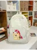Mochila Casual Linda de Color Sólido para Chicas de Secundaria, Mochila Ligera de Viaje para Estudiantes de Preparatoria, Mochila de Gran Capacidad