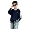 Sudadera para niño, nuevo modelo primavera y otoño 2026, ropa infantil grande, casual deportiva elegante, estilo universitario, camiseta básica, ropa de otoño