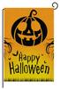 Bandeira de Jardim Quente Transfronteiriça com Padrão de Halloween Impressão Dupla Face Bandeira Criativa de Halloween Bandeira Decorativa para Pátio