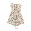 Ropa europea y americana para mujer transfronteriza, conjunto de chaqueta con hebilla de nudo de encaje y vestido estampado de moda más vendido en AliExpress