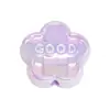 Cuentas de Oso Acrílicas de Colores con Goteo de Aceite Doble Cara Cuentas de Corazón Cadena para Teléfono Móvil con Cuentas Accesorios DIY para Tocados