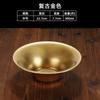 Vintage acero inoxidable arena fruta tirar lavabo cuerno tazón fideos fríos tazón polvo de caracol lavabo para cocinar tazón dorado para ramen tazón para plato frío
