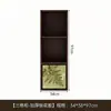 Estantería Modular Estilo Vintage, Estante de Almacenamiento Independiente, Gabinete de Almacenamiento para Sala de Estar, Librero Bajo de Pared, Gabinete de Ocho Compartimentos