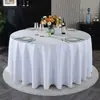 Mantel para Mesa Redonda Grande de Hotel Impermeable y a Prueba de Aceite Sin Lavado Mantel para Mesa de Restaurante Cubierta para Plato Giratorio Manteles Redondos de Lujo Ligero Gama Alta