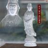 Estatua de Buda Guanyin Esmaltada de Primavera y Otoño Decoraciones para el Hogar Salón de Buda Decoraciones Buda Bodhisattva Guanyin Esmaltado