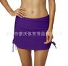 Amazon caliente falda de natación plisada ajustada moda falda de playa falda de cadera con bragas traje de baño para mujer