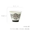 Coleção Padrão de Renda de Colaboração de Designers Independentes de Jingdao Conjunto de Chá Kung Fu Bule Doméstico Gaiwan Xícara de Chá Suporte para Bule