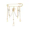 Accesorios de Moda Transfronterizos Europeos y Americanos, Elegantes Broches de Flor de Perla Artificial, Colgantes de Broche Simples Versátiles Personalizados y Accesorios