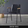 Cadeira de Jantar Simples com Encosto Design Moderno Ferro Forjado LOFT Escritório Nórdico Retrô Industrial Café de Alto Padrão Metal