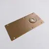 Cubierta de Clip para Puerta de Vidrio de Acero Inoxidable 304, Placa Pequeña de Cubierta de Clip para Puerta, Cubierta de Bisagra para Puerta de Vidrio, Clip Superior, Clip Inferior, Clip Curvo, Placa de Hebilla