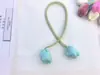 Tulipán coreano pequeño colgante capullo accesorios para ropa horquilla DIY cuerda para el pelo accesorios para bolsas de ropa accesorios