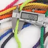 Cuerda Gruesa de Algodón de Tres Hilos de Colores Cuerda Retorcida Cuerda de Diseño Decorativo Accesorios para Manualidades Cuerda Gruesa Cuerda para Atar