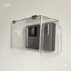 Cubierta para Máquina de Huellas Dactilares de Control de Acceso para Exteriores F7 Protección Solar Reloj de Contraseña para Fichar Protector contra la Lluvia Cubierta Impermeable para Máquina de Asistencia Cubierta Protectora para Exteriores