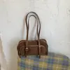 Bolso Cruzado Nuevo Relajado Primavera/Verano 2026, Bolso de Hombro de Color Sólido, Bolso de Mano para Oficinistas, Bolso Almohada de Gran Capacidad