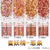 Comércio Exterior 0,2*1,5mm Tiras de Cebola Glitter Rosa Pelos das Pernas Manicure DIY Patch Cola Fluxo Cânhamo Unha Usável Joia de Unha