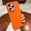 Adecuado para Apple 15Promax Todo Incluido 1413 Magnético Sol Suave Carcasa de Silicona Patrón de Anillo Funda para Teléfono Móvil Venta al por Mayor