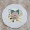 Pulsera de muñeca para dama de honor, flor de mano para hermanas de la novia, boda de alta gama, matrimonio, hada del bosque, estilo coreano, pulsera de perlas, vestido de novia