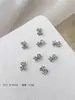 Mini Mariposa Aleación Líquida Calado Lazo Accesorios para Uñas 2025 Nuevo Estilo Pajarita Decoración de Uñas Pedrería Mayoreo