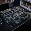 Alfombrilla de Superficie Delgada Adecuada para Csgo Azulejo Computadora Oficina Alfombrilla para Teclado Alfombrilla de Ratón Bidimensional Dedicada para Juegos de E-Sports Fps