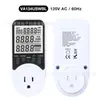 3680W Medidor de Faturamento com Monitoramento Inteligente Novo Medidor de Energia Tomada Detector de Tensão Corrente Potência Registro de Custo