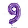 Globos Digitales Versión Americana de 32 pulgadas Globos de Película de Aluminio Oro Plata Decoración para Fiesta de Cumpleaños Boda Día de Año Nuevo Venta al por Mayor