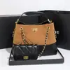 Estilo Europeo y Americano Bolso para Suegra Pequeño Rombo Fragante Cadena Retro Color de Paseo Combinación de Colores Azul Verdura Bolso de Hombro Individual Estilo Nuevo