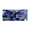 Accesorios para el cabello con estampado Tie-Dye Diadema Moda Europea y Americana Versátil Diadema Deportiva Nueva Diadema Cruzada Estampada Venta al por mayor
