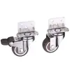 Transfronterizo 1 pulgada 1.25 pulgadas 1.5 pulgadas 2 pulgadas Estante de flores tipo L Rueda universal Rueda giratoria de ángulo recto Mesa y silla Rueda para cuna