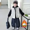 Chaleco para Niños Estilo Otoño Invierno para Bebés y Niños Pequeños Chaqueta Gruesa sin Mangas Chaleco Acolchado Casual de Invierno para Bebé Ropa Exterior Fresca