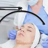 Lámpara de Belleza LED de Media Luna para Manicura, Extensiones de Pestañas y Tatuajes, Lámpara de Pie, Stock de Fábrica al por Mayor, Regulable, Uso Comercial para Salones de Belleza