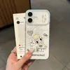 Funda para Teléfono Nouyou Shouqiu Conejito Pequeño para Apple 17 Pro Max, Diseño de Alto Valor para Niñas, Compatible con Huawei, Xiaomi, Vivo, Transparente