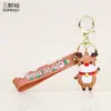 Novo Chaveiro de Carro do Papai Noel, Exquisito e Fofo Desenho Animado Casal Boneco de Neve Pingente de Bolsa, Pequeno Presente de Natal