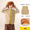 Chaleco de forro polar para niños, unisex, nueva prenda exterior de otoño/invierno, chaleco cálido para bebés, chaleco de otoño e invierno