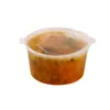 Caja de Empaque para Fruta de la Pasión Grado Alimenticio Doméstica Desechable Empaque para Condimentos Congelados con Tapa Apilable con Caja de Salsa para Dipear