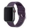 Adequado para apple watch1234 pulseira apple watch pulseira iwatch modificada cor pura fivela de silicone