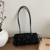 Bolsa de Festa Plissada Floral de Luxo Leve Doce Cor Sólida para Mulheres, Bolsa de Ombro Transversal Portátil - Tendência 2026 Novo Estilo