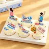 Decoraciones para Pastel de Temporada de Graduación: Surca el Viento y las Olas, el Futuro es Prometedor. Decoraciones para Mesa de Postres de Ceremonia de Graduación de Estudiantes, Inserts y Toppers